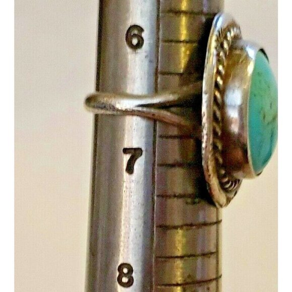 Navajo Turquoise Ring sz 6.75    NAR 1008 - Picture 8 of 8